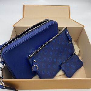 Louis Vuitton Trio Messenger Bag Monogram Taigarama